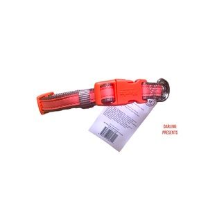 Martha Stewart Adjustable Nylon Collar Dog Color Dress Coral Size 16/M